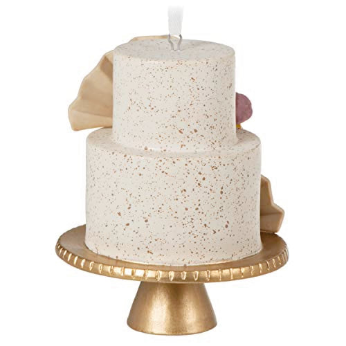 Hallmark Keepsake Christmas Ornament 2023, A Sweet Beginning, Wedding Cake Ornament