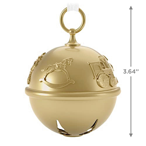 Hallmark Keepsake Christmas Ornament 2023, 50th Anniversary Ring in The Season Special Edition Metal Bell
