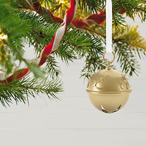 Hallmark Keepsake Christmas Ornament 2023, 50th Anniversary Ring in The Season Special Edition Metal Bell