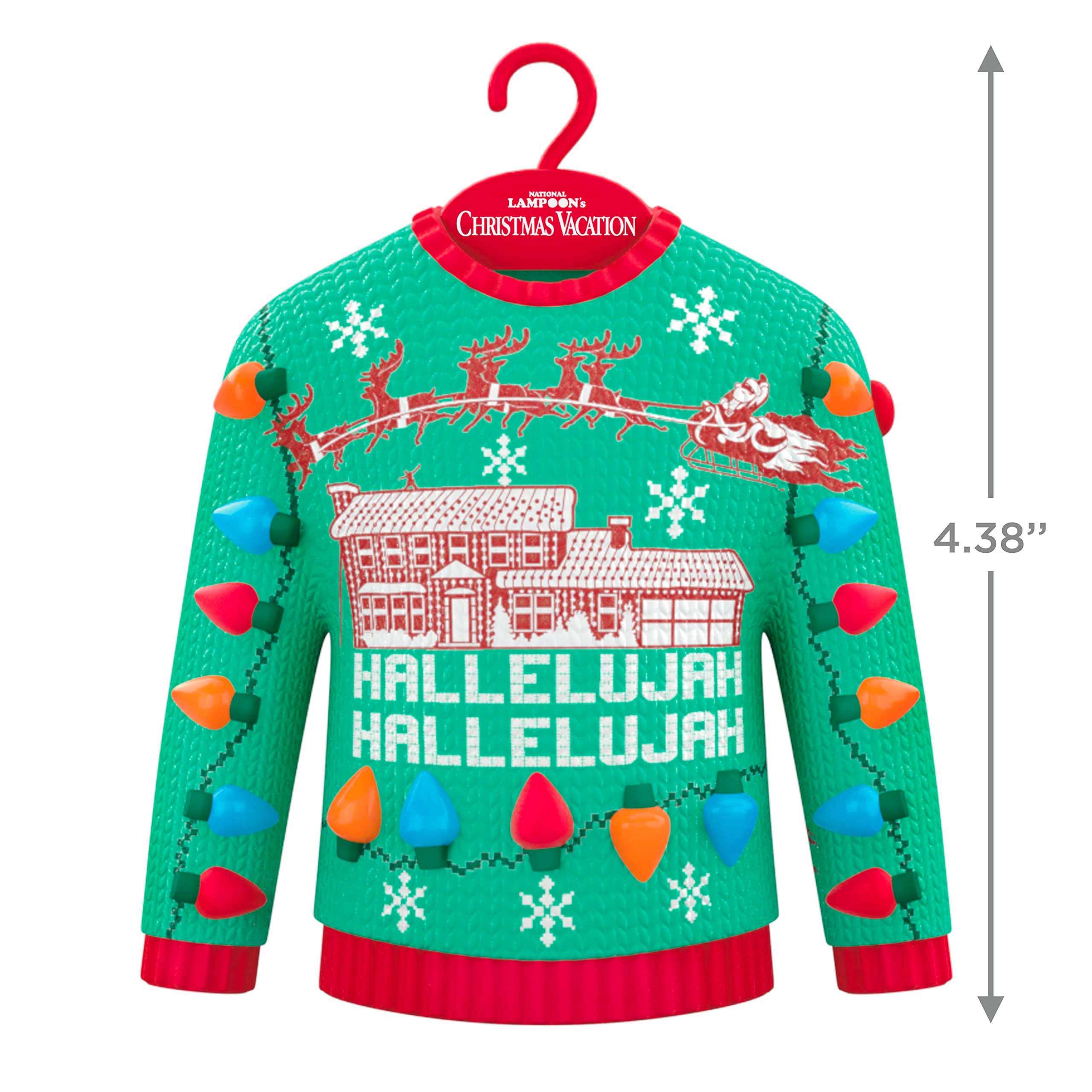 Hallmark Keepsake Christmas Ornament 2023, National Lampoon's Christmas Vacation A Lotta Lights Musical with Light, Christmas Movie Gifts
