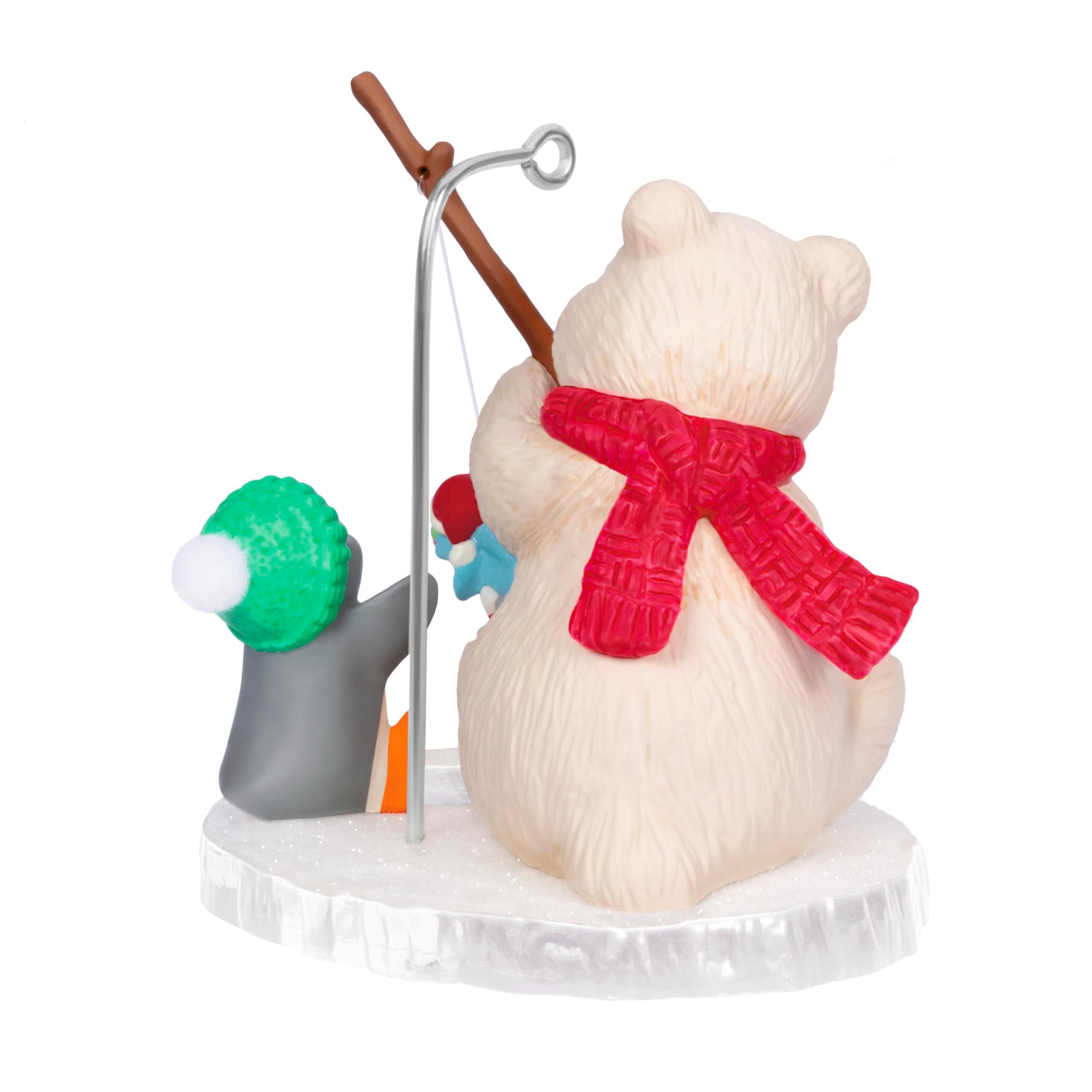 Hallmark Keepsake Christmas Ornament 2024, Snowball and Tuxedo Fishing Friends, Gifts for Christmas Lovers