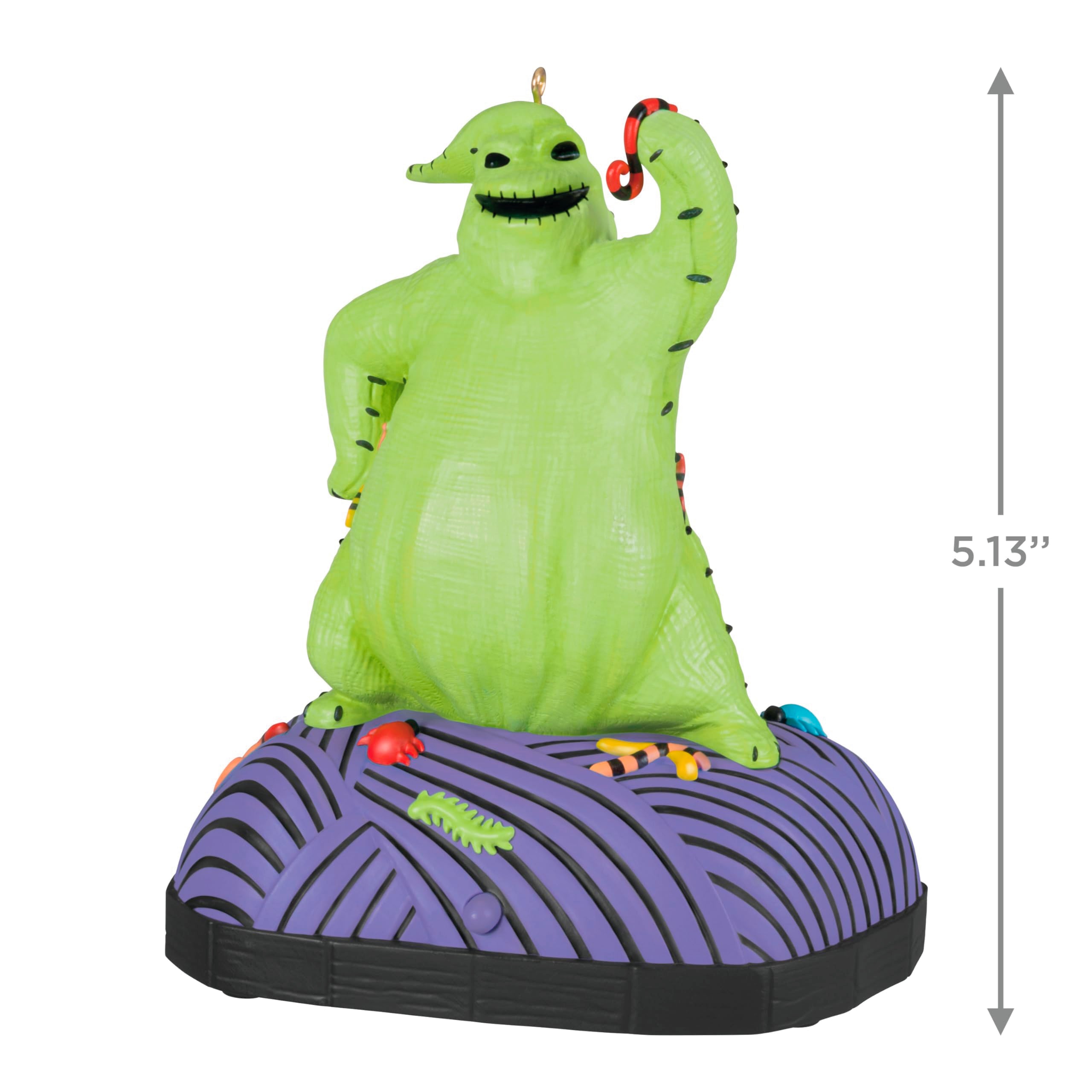 Hallmark Keepsake Christmas Ornament 2024, Disney Tim Burton's The Nightmare Before Christmas Oogie Boogie With Sound and Motion, Gifts for Disney Fans