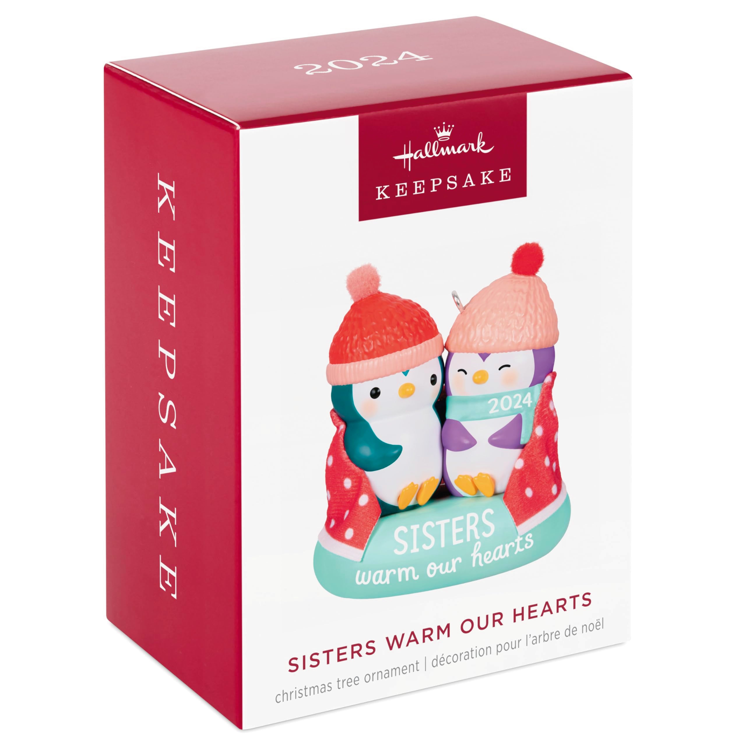 Hallmark Keepsake Christmas Ornament 2024, Sisters Warm Our Hearts 2024, Family Gifts