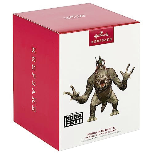 Hallmark Keepsake Christmas Ornament 2023, Star Wars: The Book of Boba Fett Riding Into The Battle, Gifts for Star Wars Fans