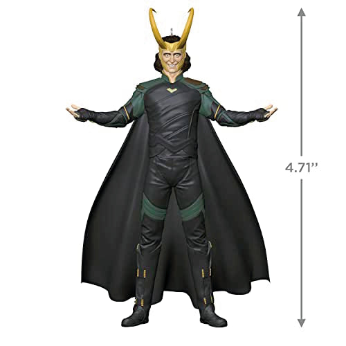 Hallmark Keepsake Christmas Ornament 2023, Marvel Studios Loki Ornament, Super Hero Gifts
