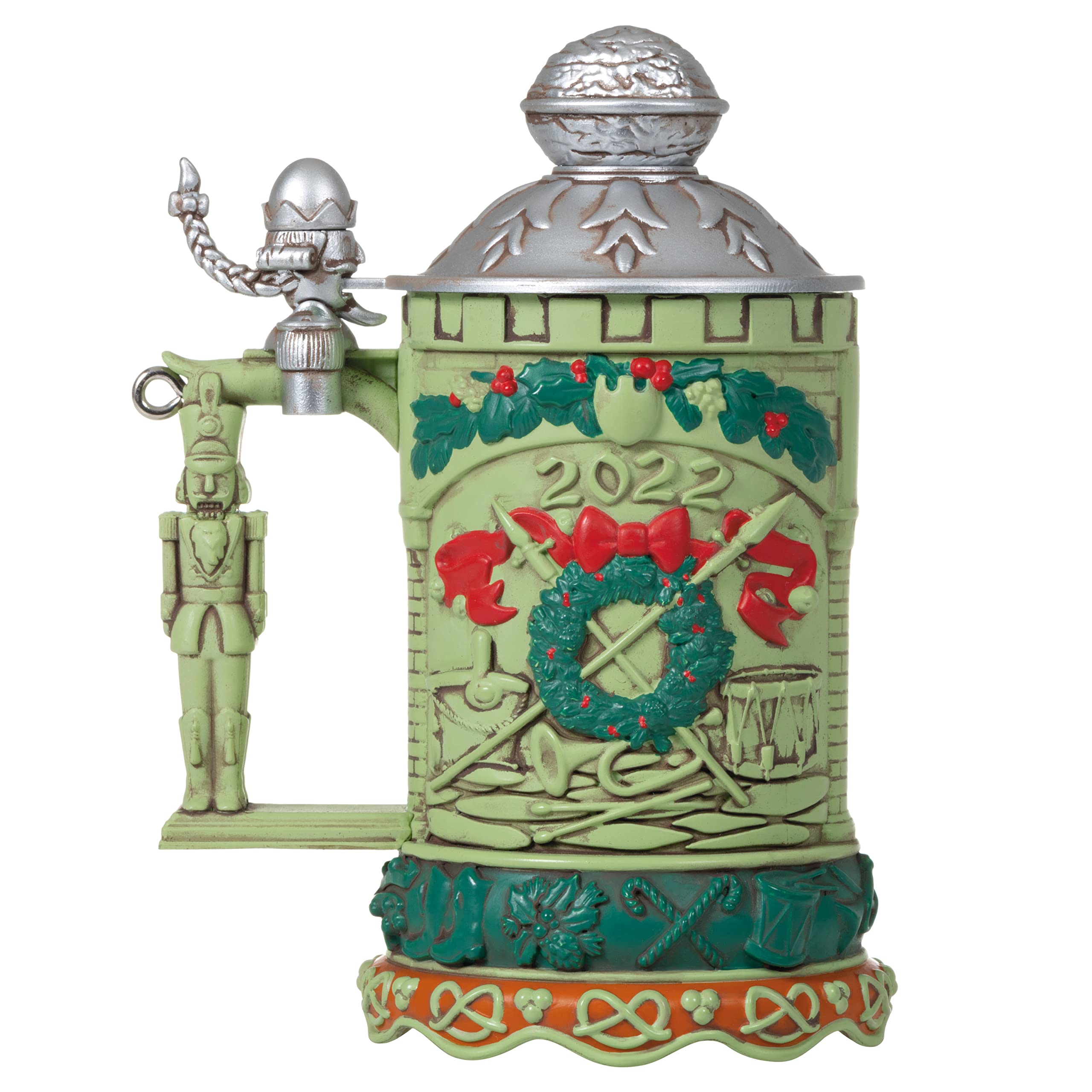 Hallmark Keepsake Plastic Christmas Ornament 2022 Year-Dated, Beer Stein