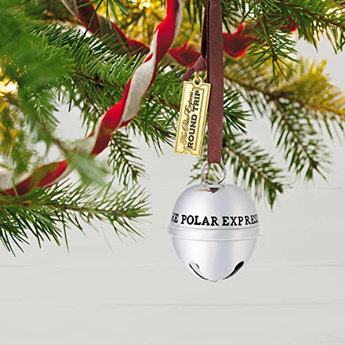 Hallmark Keepsake Christmas Ornament 2023, The Polar Express Santa's Sleigh Bell 2023 Metal