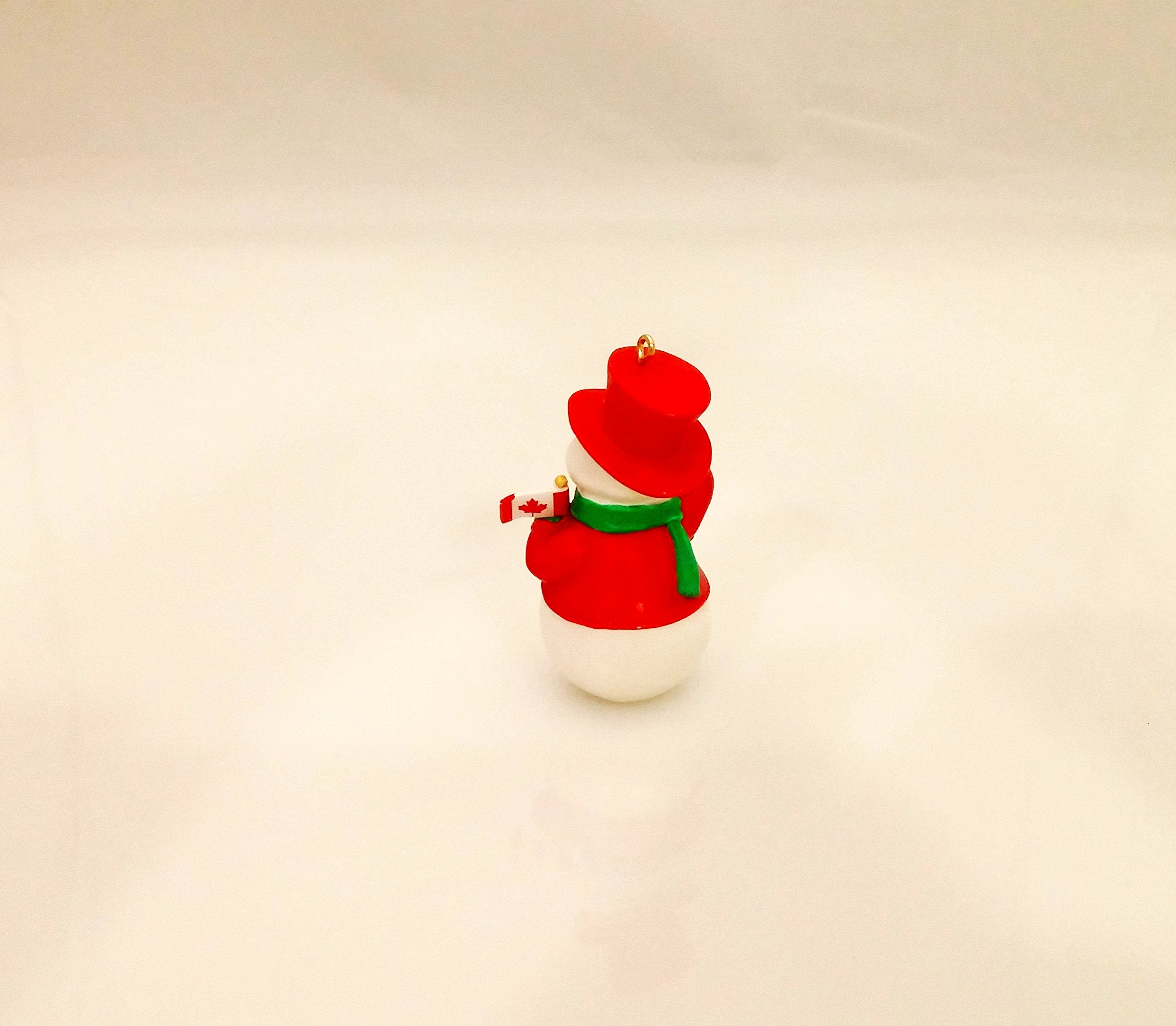 Hallmark Ornament 2015 Patriotic Snowman - Special Canadian Version - #QCH1209