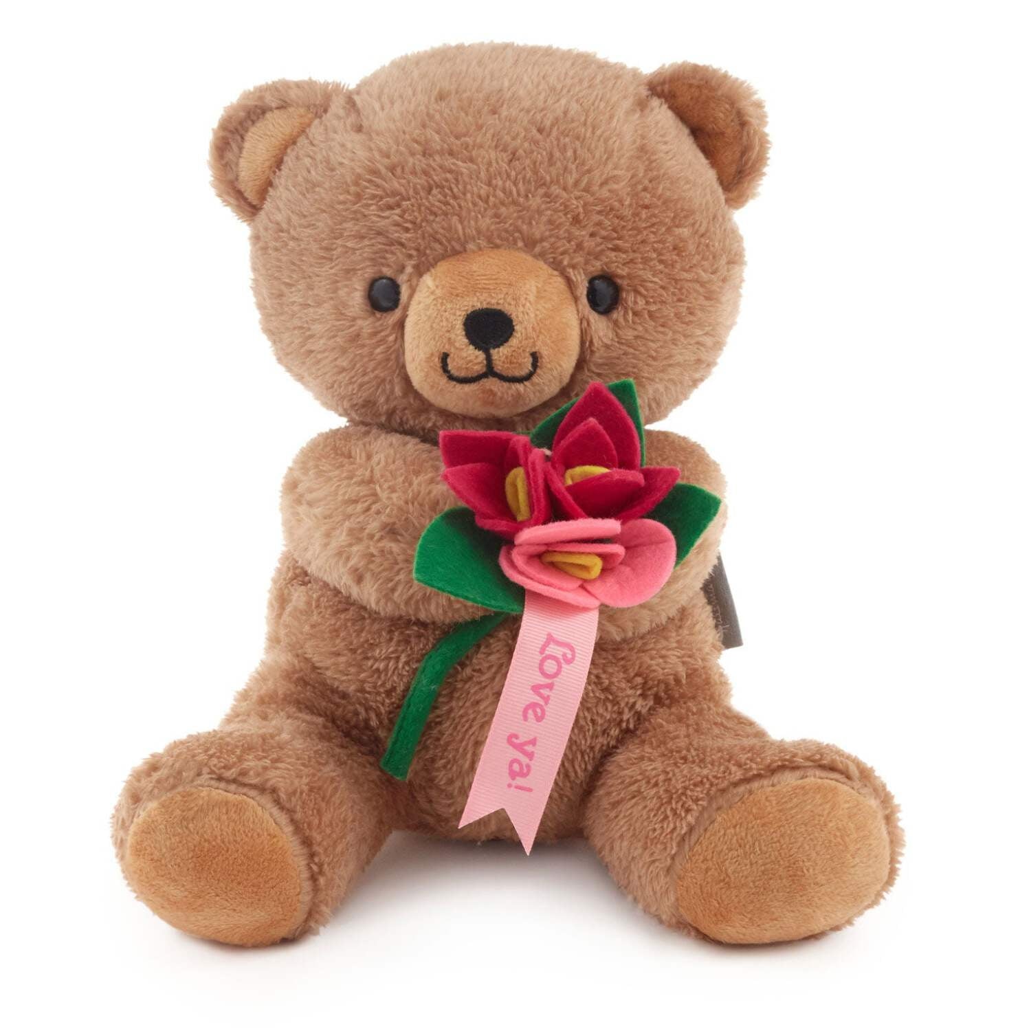 Mothers Day Teddy with Flowers