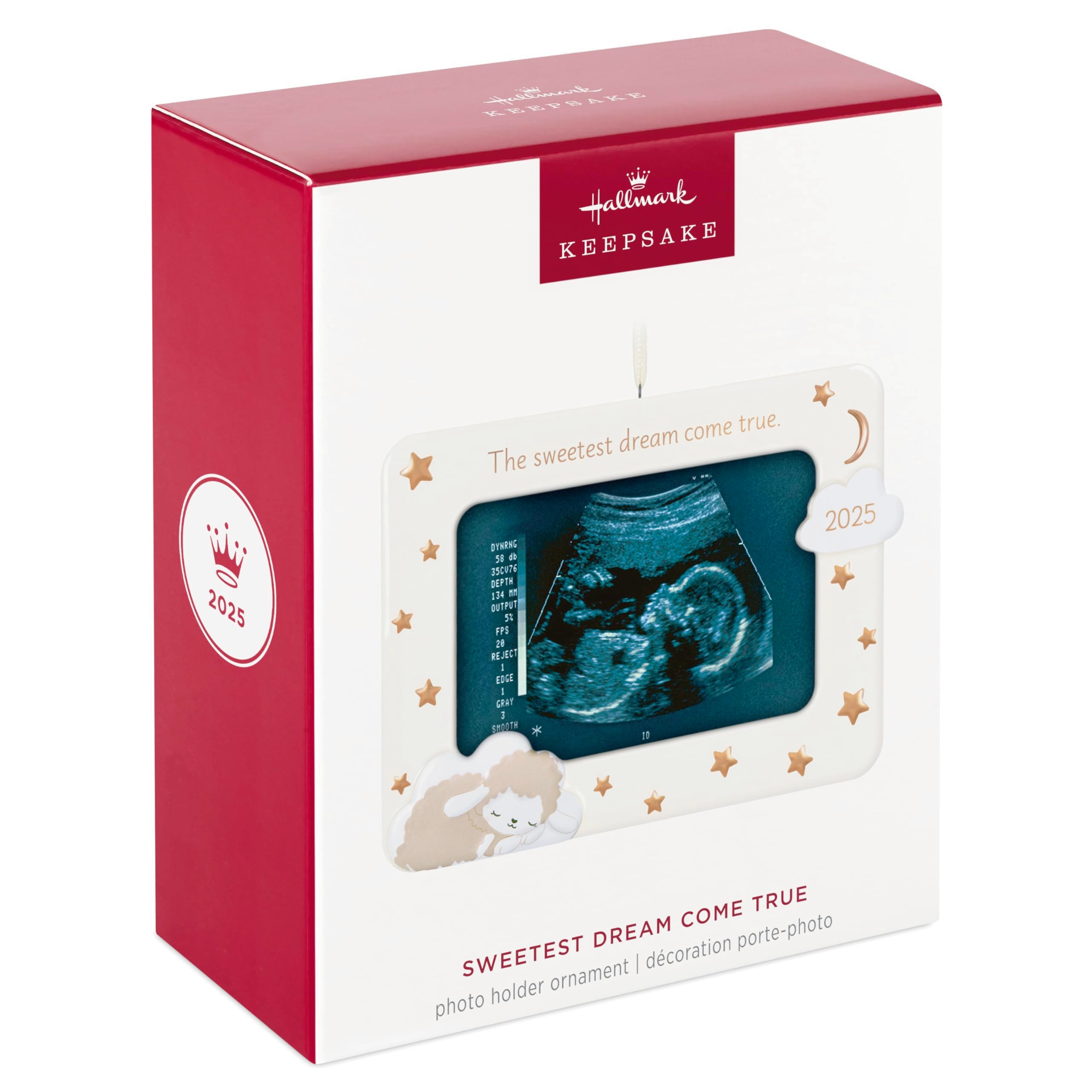 Sweetest Dream Come True 2025 Hallmark Keepsake Photo Frame Christmas Ornament