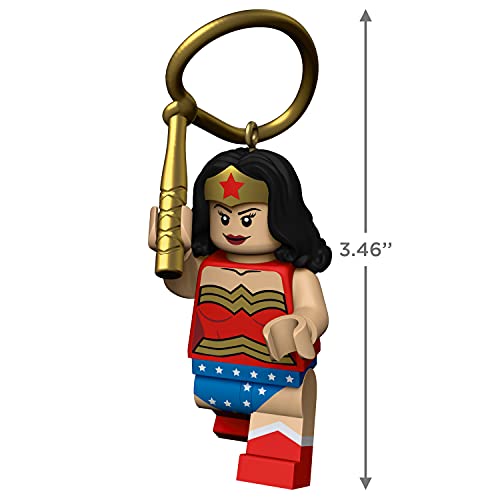 Hallmark Keepsake Christmas Ornament 2021, Lego DC Super Heroes Wonder Woman Minifigure Ornament