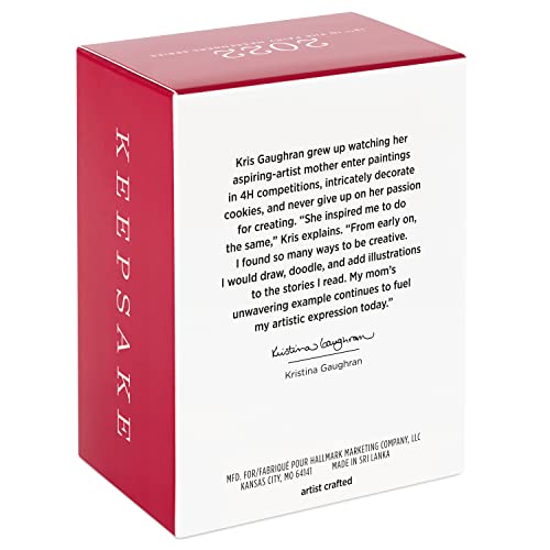 Hallmark Keepsake Plastic Christmas Ornament 2022, Fairy Messengers Iris Fairy