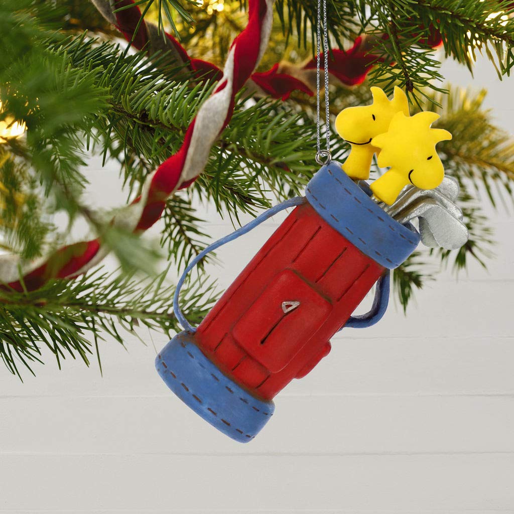 Hallmark The Peanuts Gang Golfing with Woodstock Ornament Movies & TV; Sports & Activities