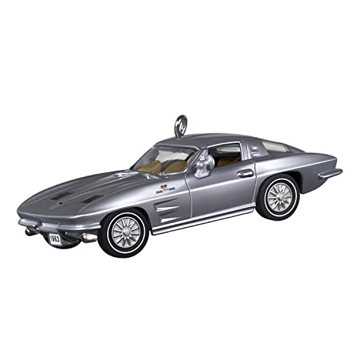 Hallmark Keepsake 0.55" Miniature Christmas Ornament 2022 Year-Dated, Lil’ Classic Cars 1963 Chevrolet Corvette Stingray, Mini