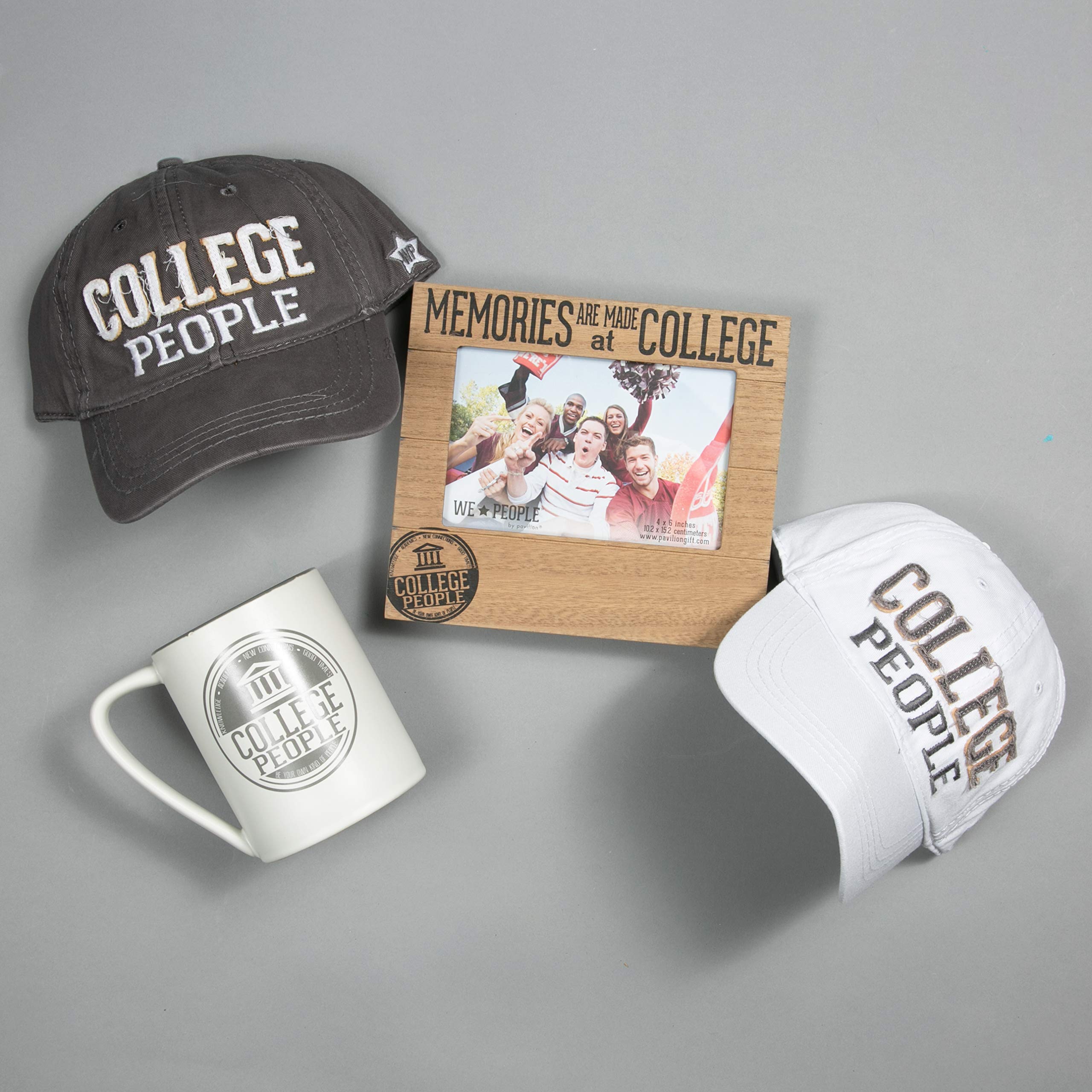 Pavilion Gift Company 4x6 Inch Self Standing Graduation Picture Frame Memories are Made College, 4x6, Brown