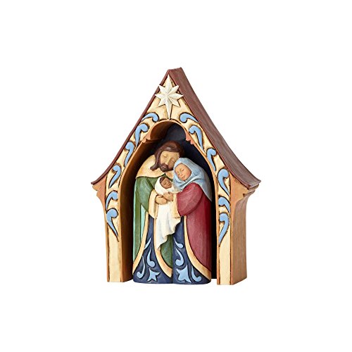 Enesco Jim Shore Heartwood Creek Creche and Holy Family