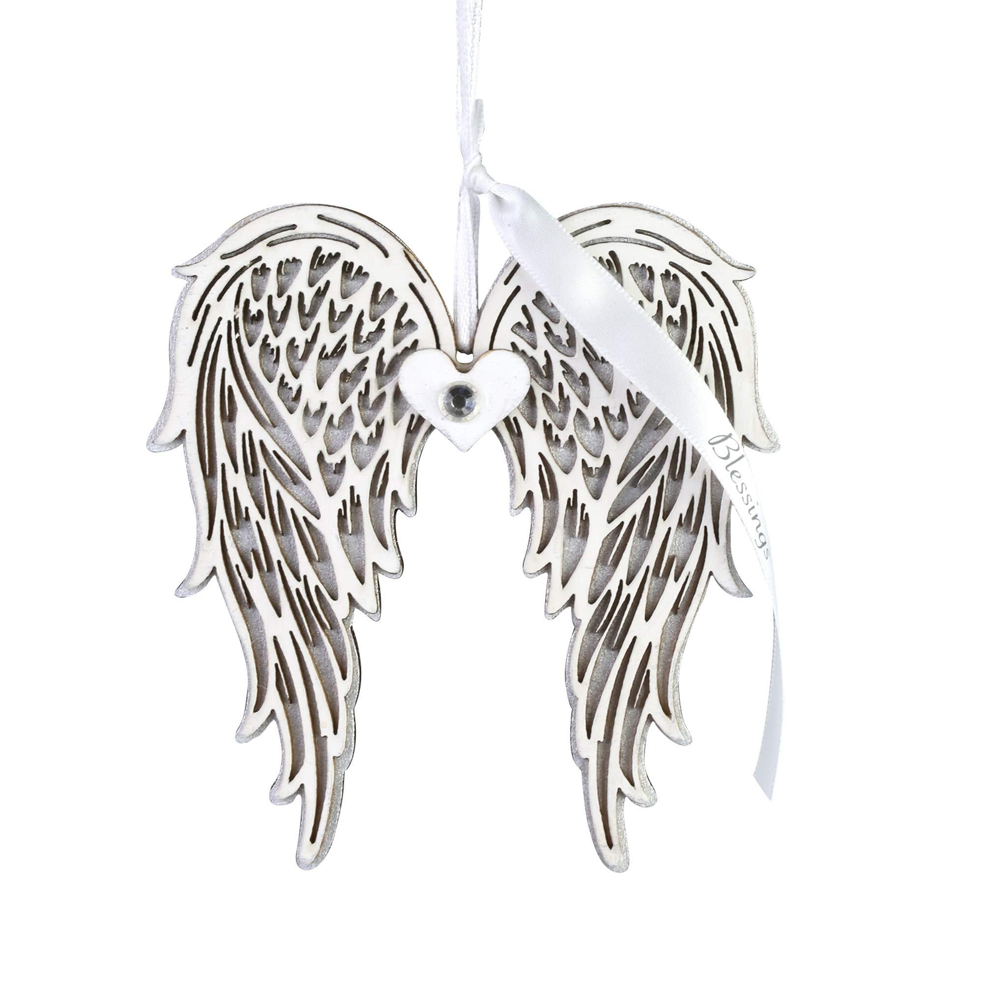 Found Blessings Wings Ornament