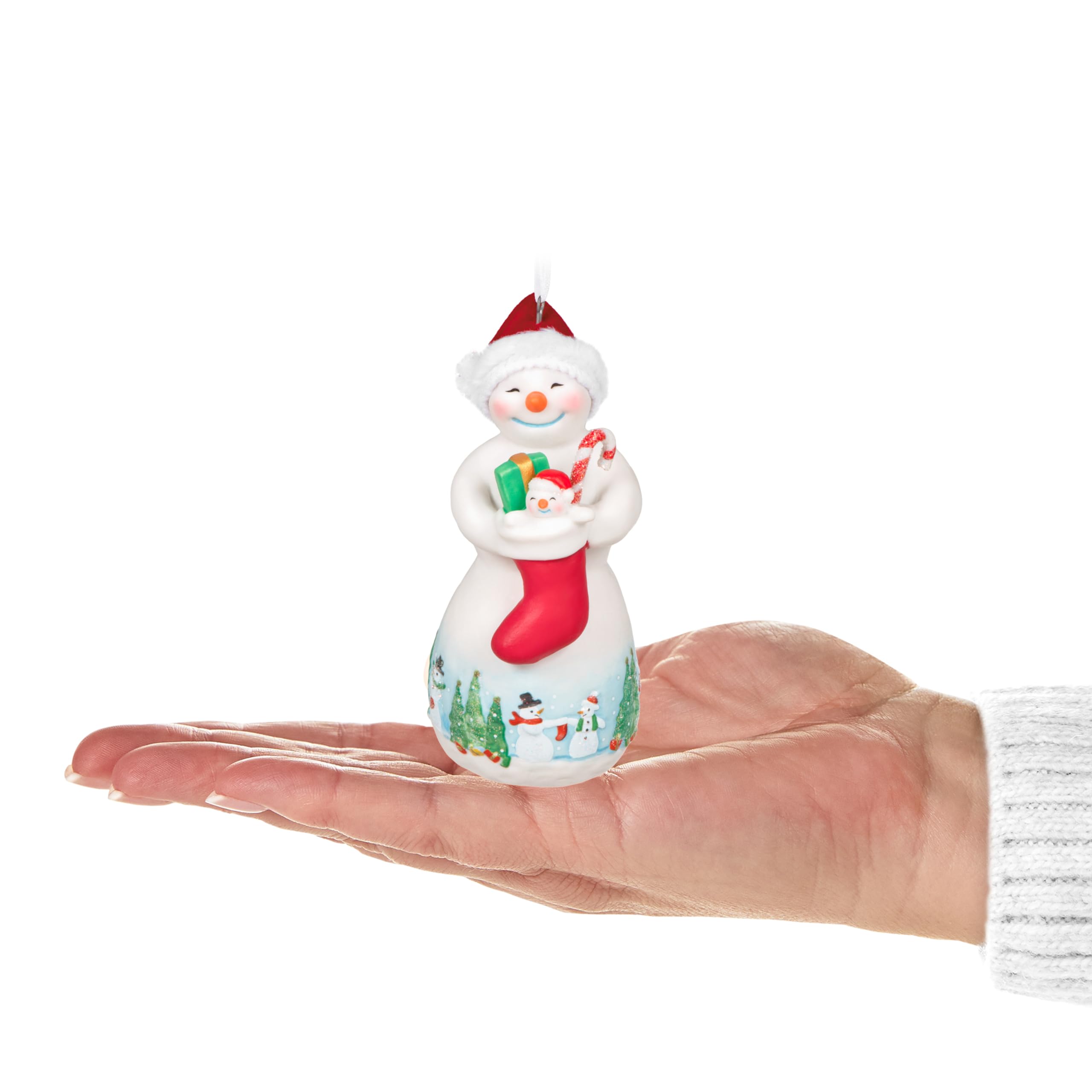 Hallmark Keepsake Christmas Ornament 2024, Snowtop Lodge Noelle T. Klaus, Porcelain, Snowman Collectors Gifts