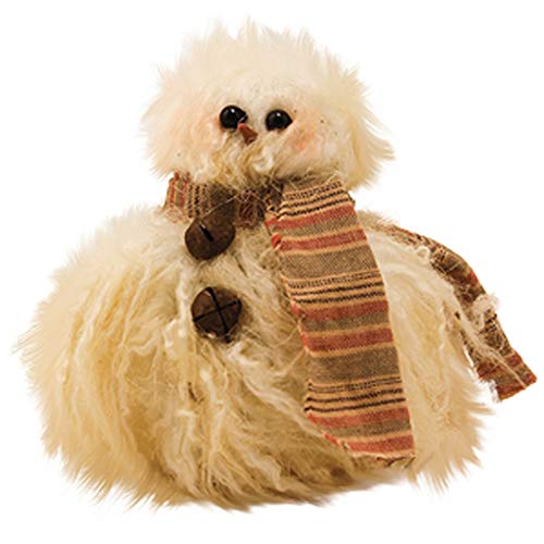 5" Beige and Brown Baby Chumley Snowman