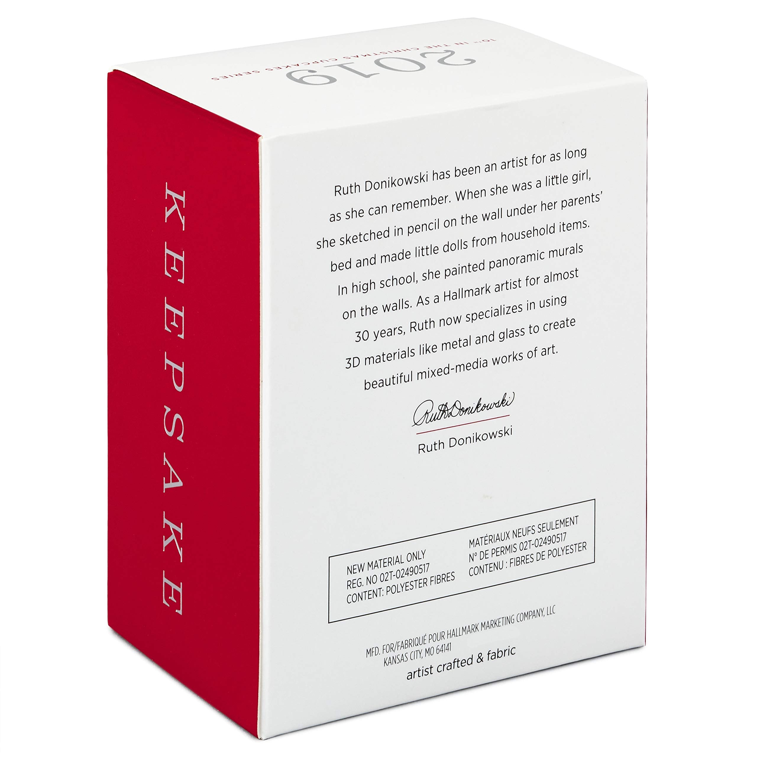 Hallmark Keepsake Christmas Ornament 2019 Year Dated, Christmas Cupcakes Pinwheel Sweetness Fabric