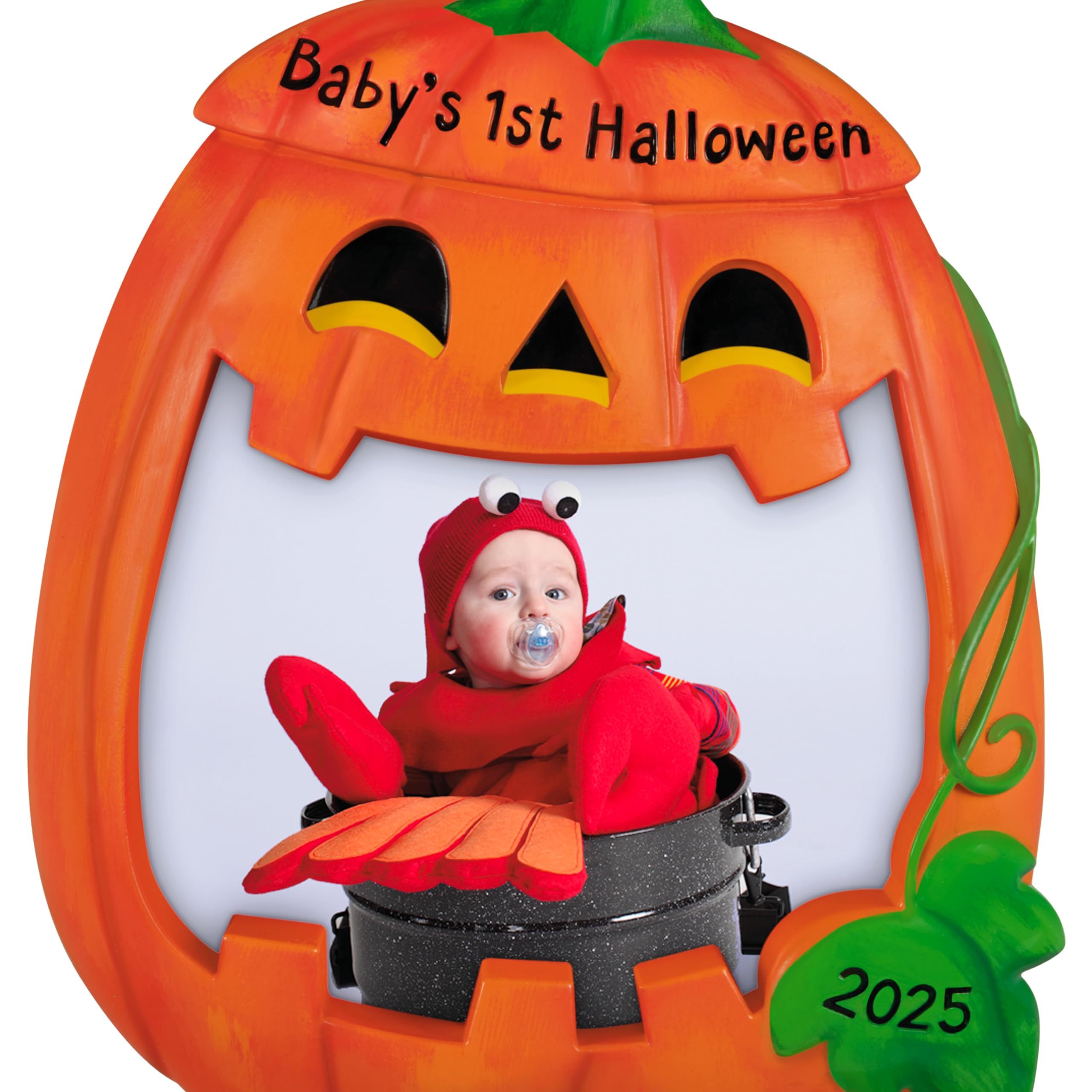 Baby's First Halloween Photo Frame 2025 Hallmark Keepsake Christmas Ornament