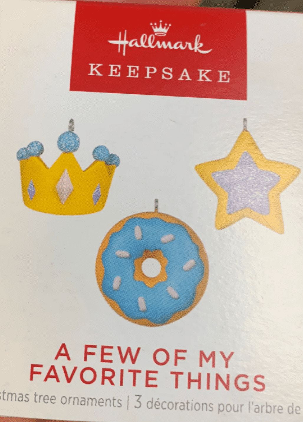 Hallmark 2022 Mini Few of My Favorite Things Set Christmas Ornament New With Box