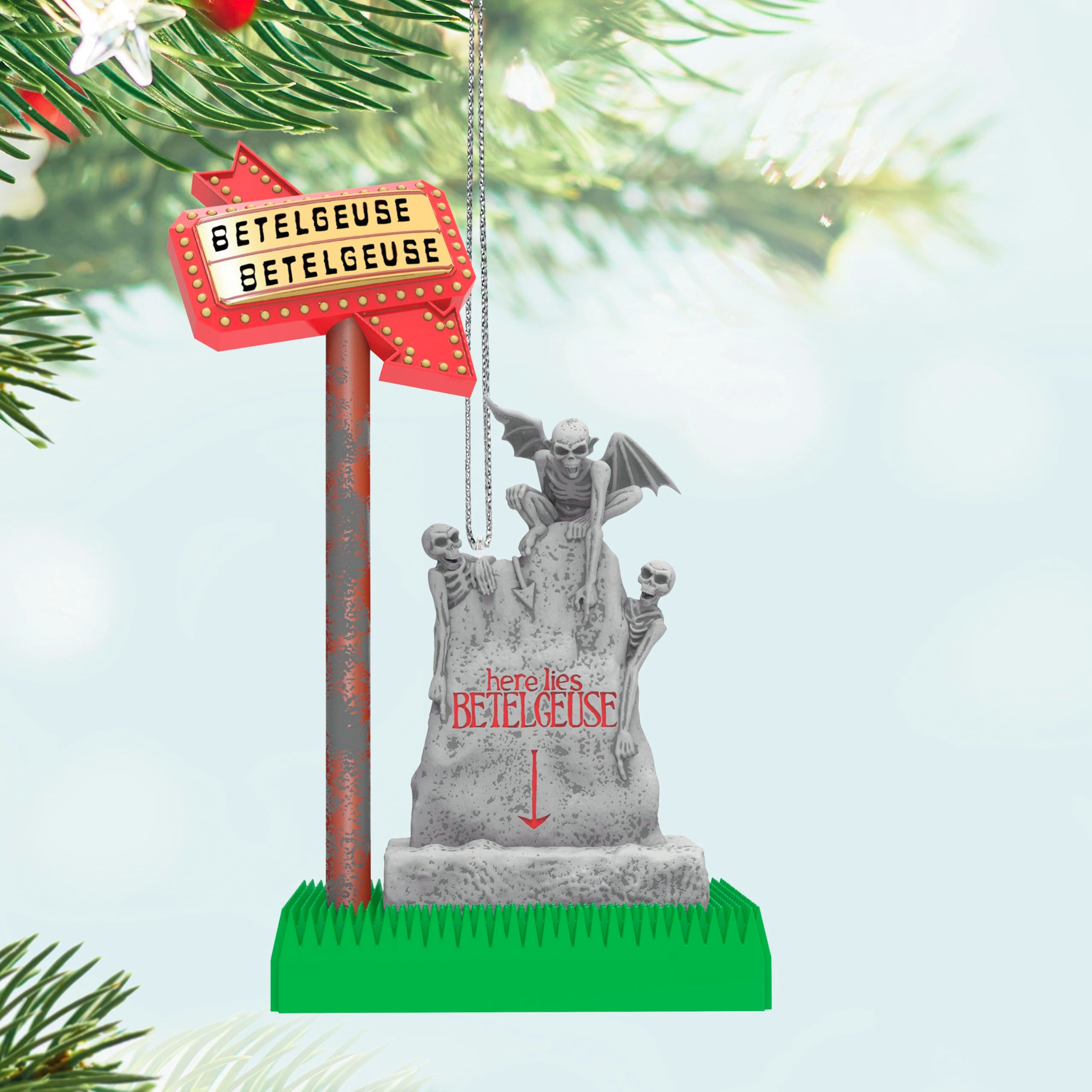 Here Lies Beetlejuice 2025 Hallmark Keepsake Christmas Ornament
