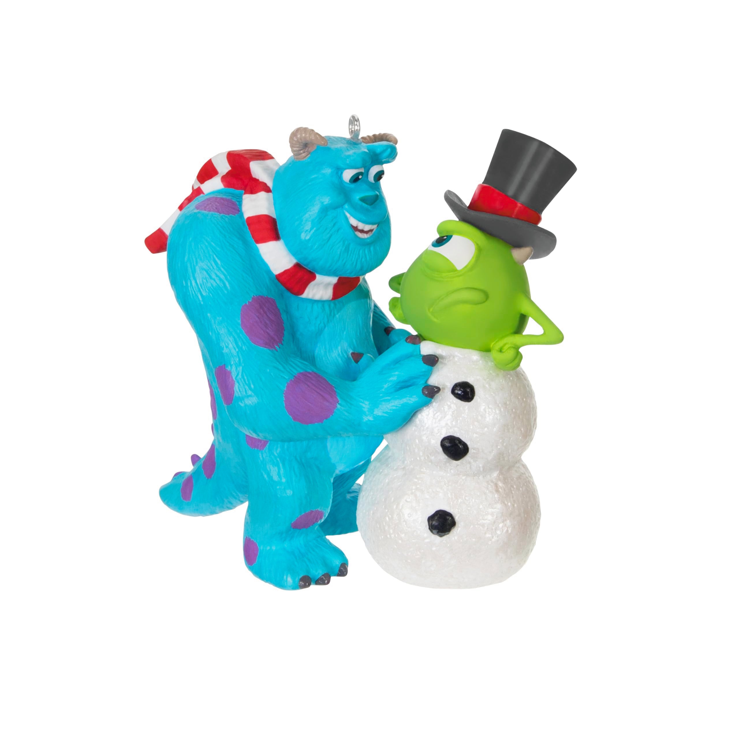 Hallmark Keepsake Christmas Ornament 2024, Disney/Pixar Monsters, Inc. Sulley Builds a Snow-Mike, Gifts for Disney Fans