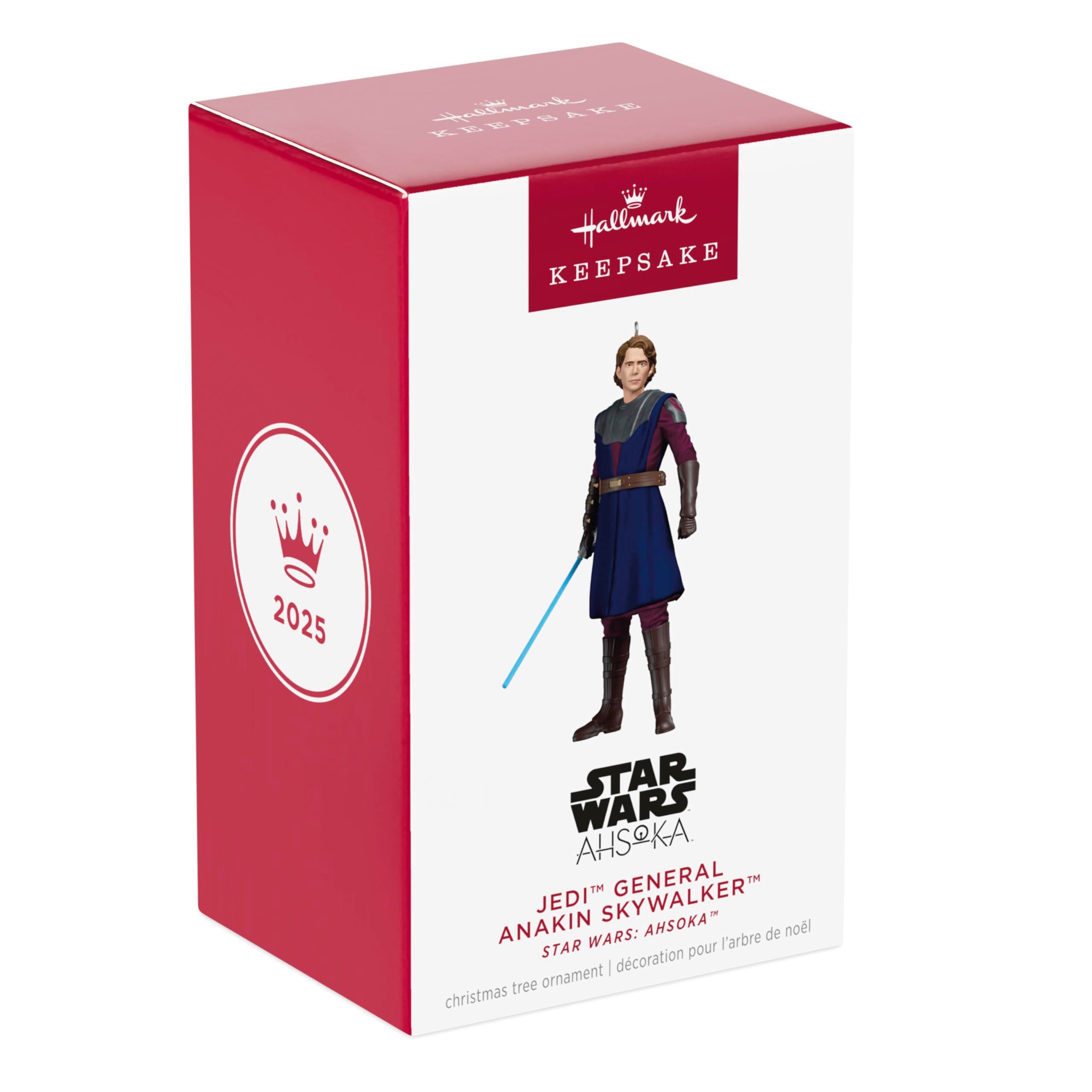 Jedi General Anakin Skywalker, Star Wars: Ahsoka, 2025 Hallmark Keepsake Christmas Ornament