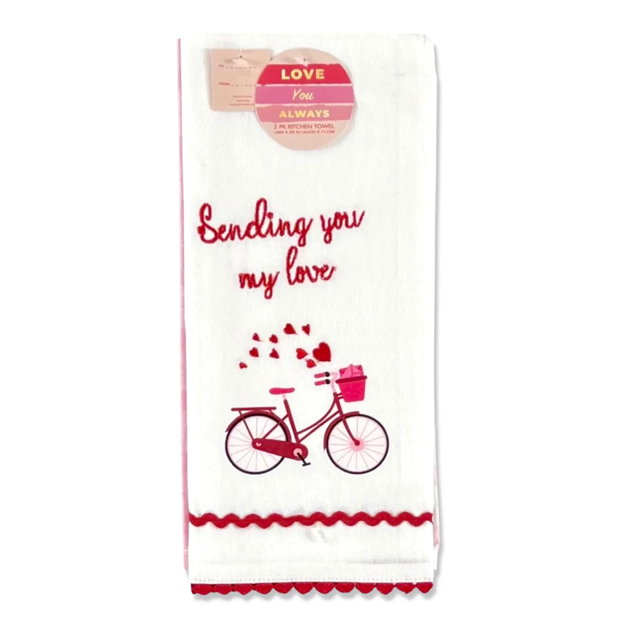 Valentine Kitchen Towel (Sending You My Love)