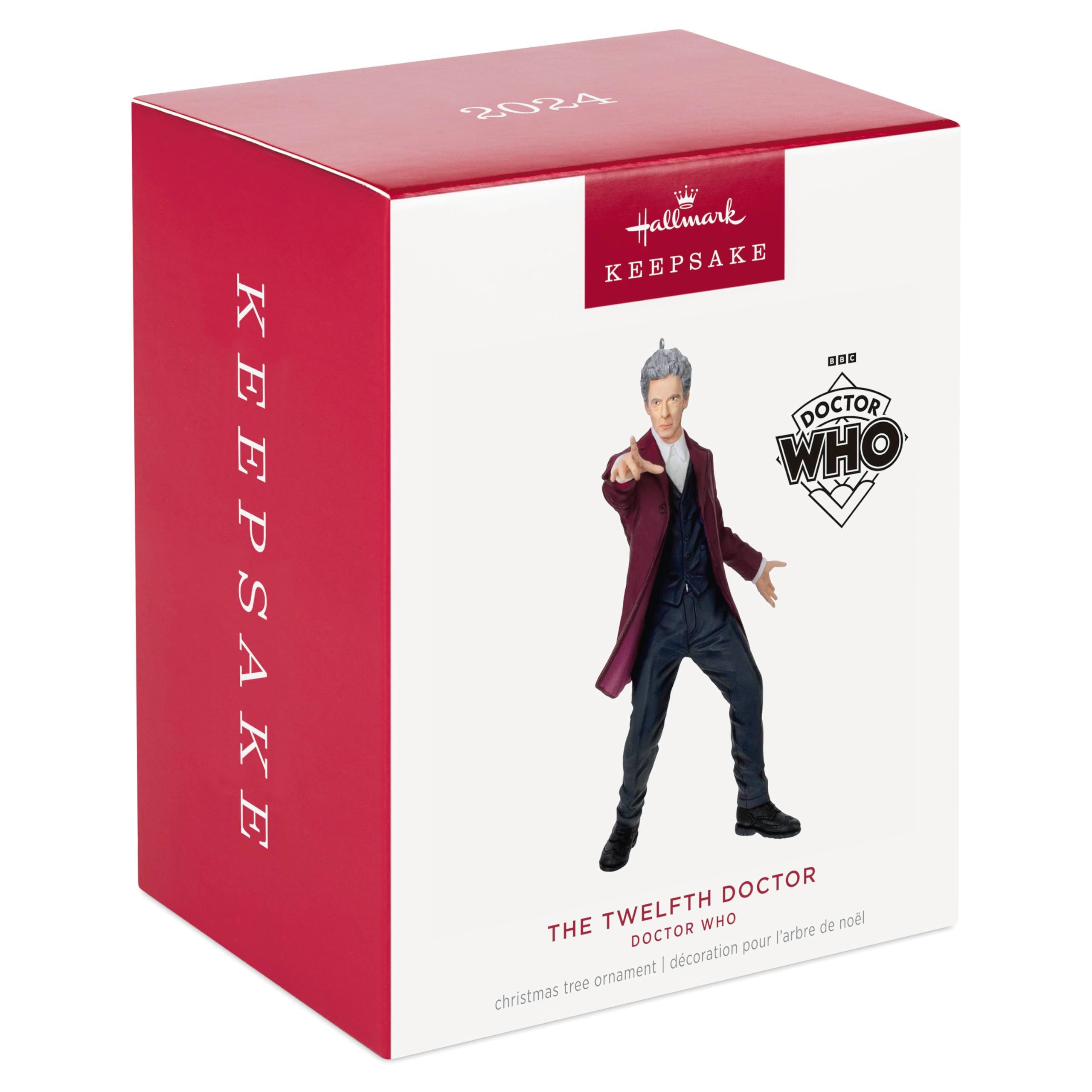 Hallmark Keepsake Christmas Ornament 2024, Doctor Who The Twelfth Doctor, TV Show Gifts
