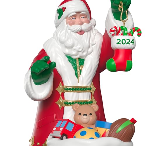 Hallmark Keepsake Christmas Ornament 2024, The Perfect Gift 2024, Santa Collectors Gifts