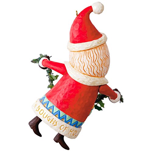 Hallmark 1595QGO1725 Santa Christmas with Music Keepsake Christmas Ornaments