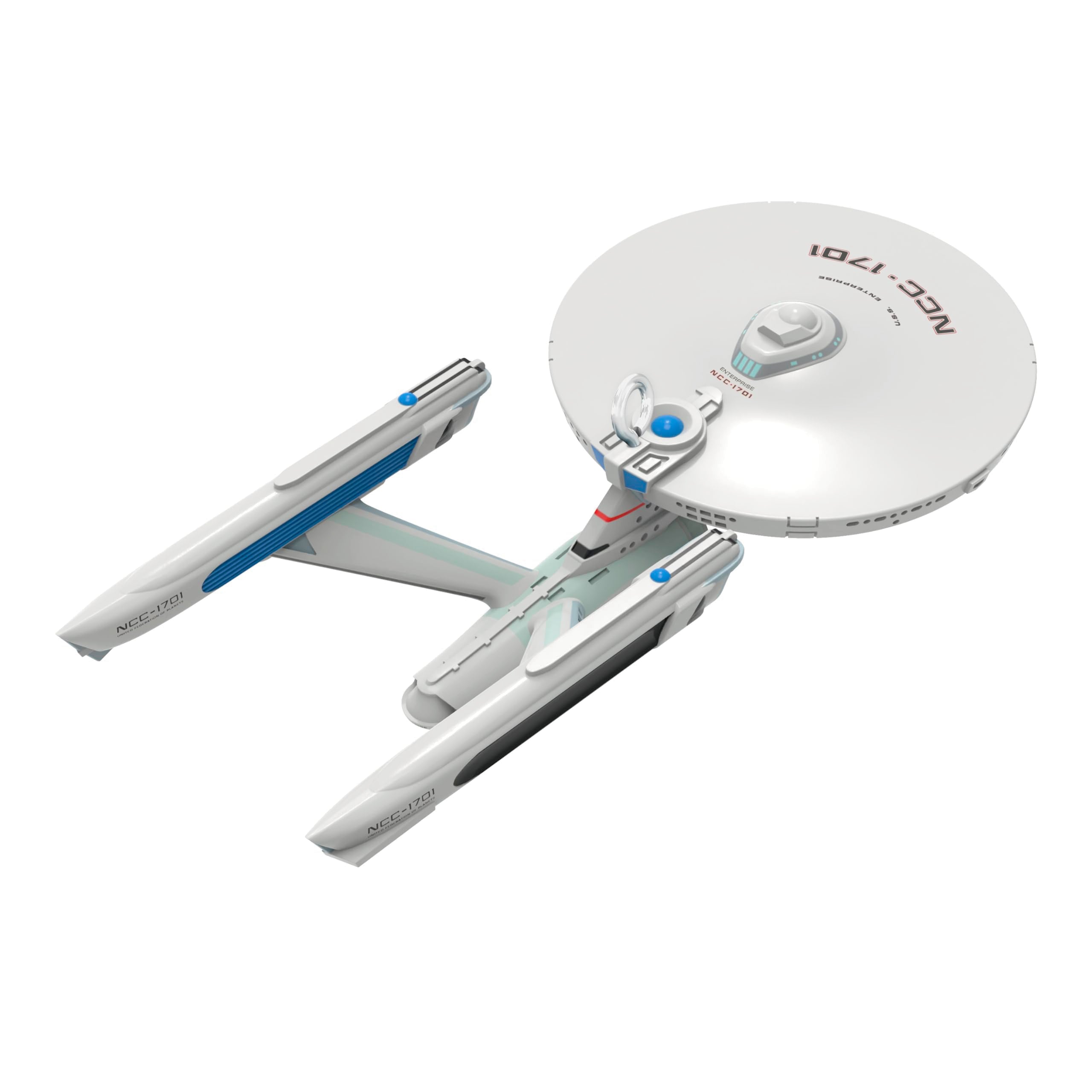 Hallmark Keepsake 0.4" Mini Christmas Ornament 2024, Star Trek: The Motion Picture U.S.S. Enterprise NCC-1701 Refit, Gifts for Trekkies