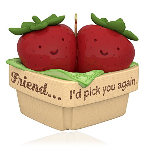 Hallmark Keepsake Ornament: Pick You Again, Friend Strawberries
