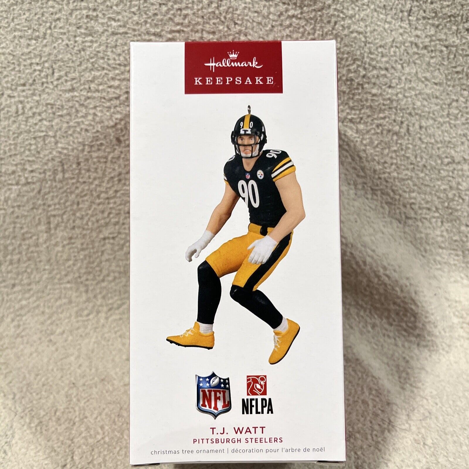 Hallmark Keepsake 2022 TJ Watt Pittsburgh Steelers(NFL)