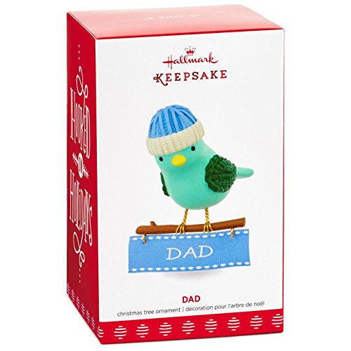 Hallmark Keepsake 2017 Winter Bird Dad Christmas Ornament