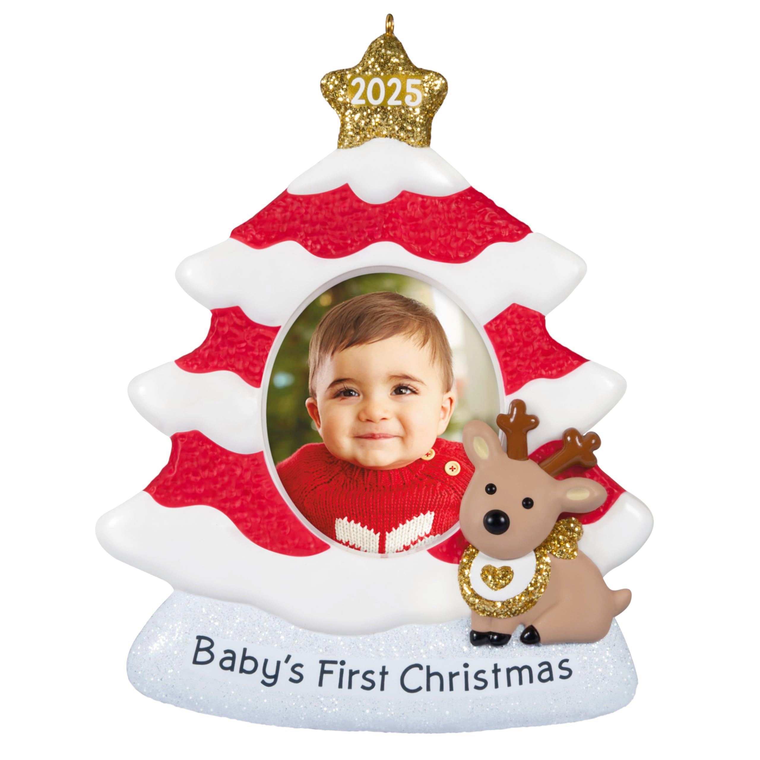 Baby's First Christmas Photo Frame 2025 Hallmark Keepsake Christmas Ornament