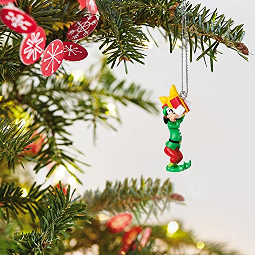 Hallmark Keepsake 1.3" Miniature Christmas Ornament 2021, Disney Merry Lil' Goofy, Mini