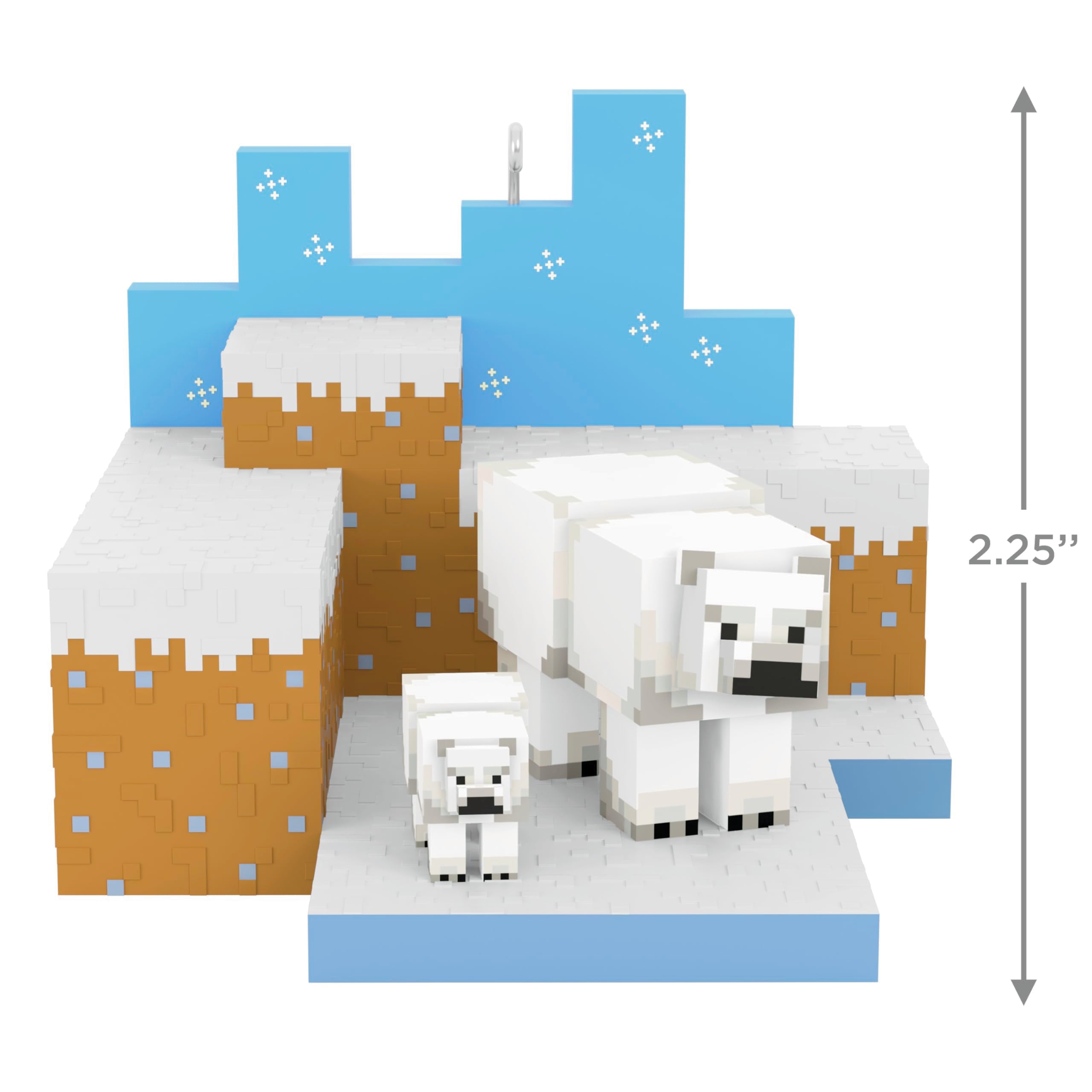 Polar Bears in Snowy Tundra 2025 Hallmark Keepsake Christmas Ornament