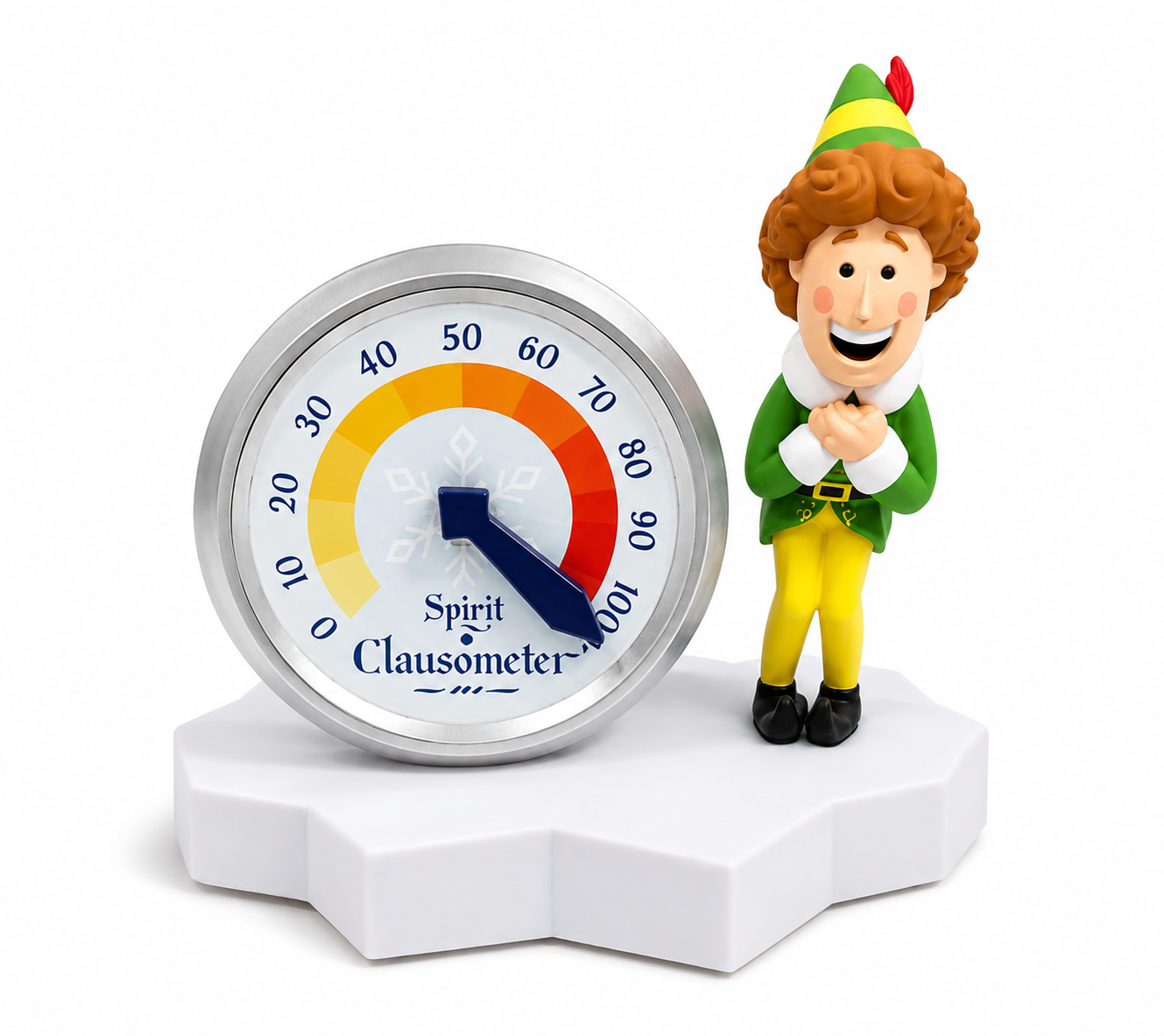 Hallmark Elf Buddy the Elf™ Clausometer With Sound Figurine