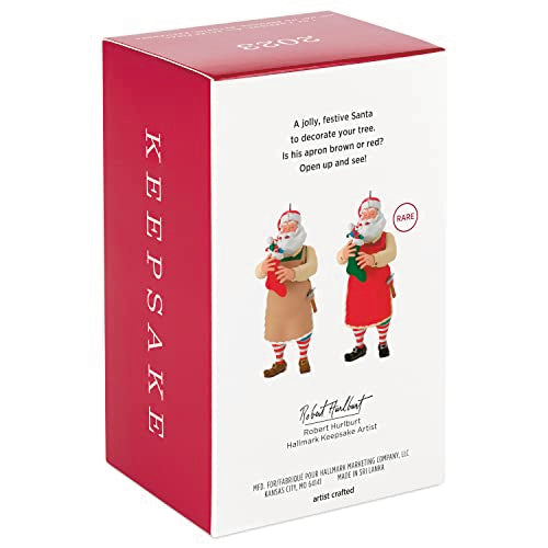Hallmark Keepsake Christmas Ornament 2023, Toymaker Santa Surprise Mystery, Santa Collectors Gifts