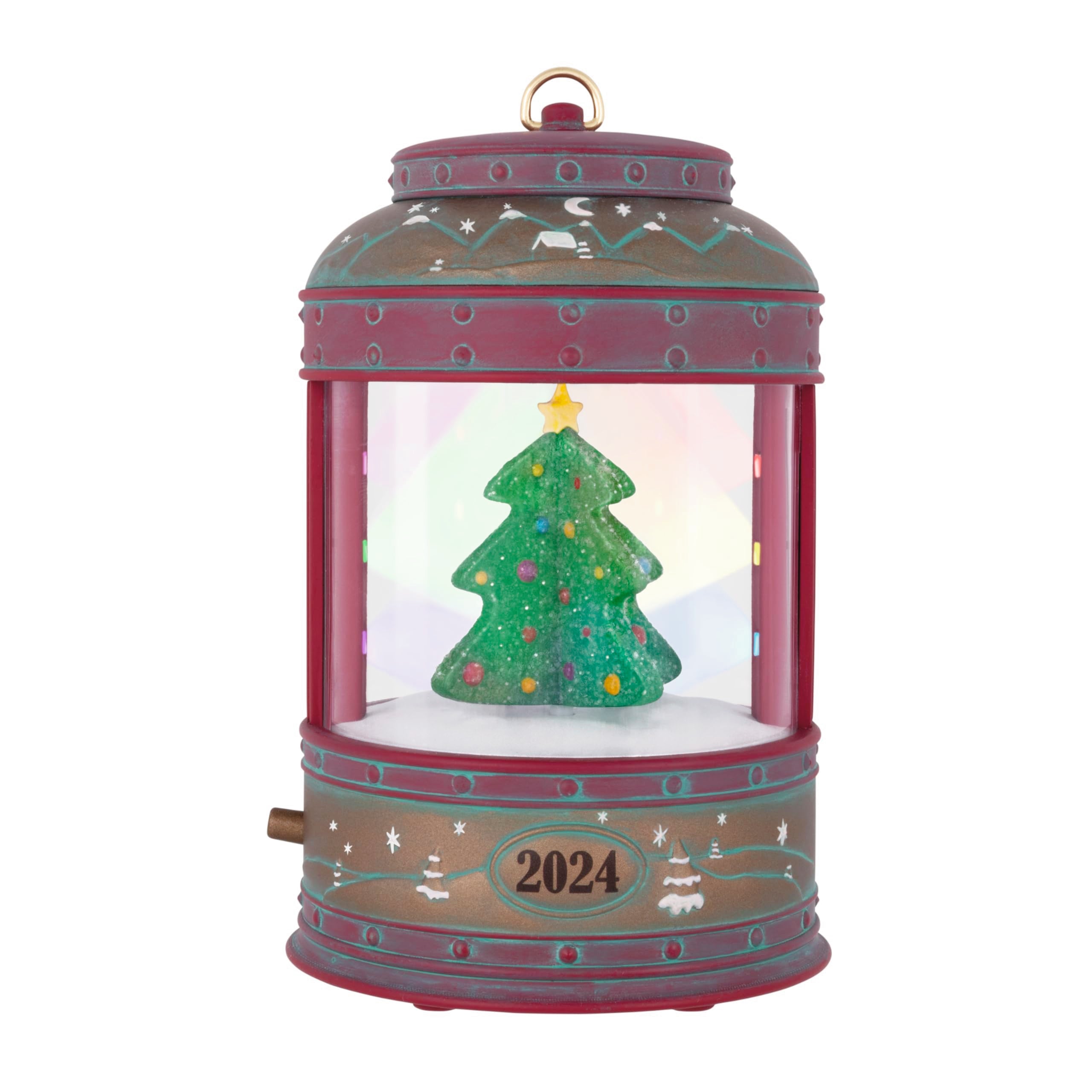 Hallmark Keepsake Christmas Ornament 2024, Shimmering Lantern 2024 Musical With Light and Motion, Music Gifts