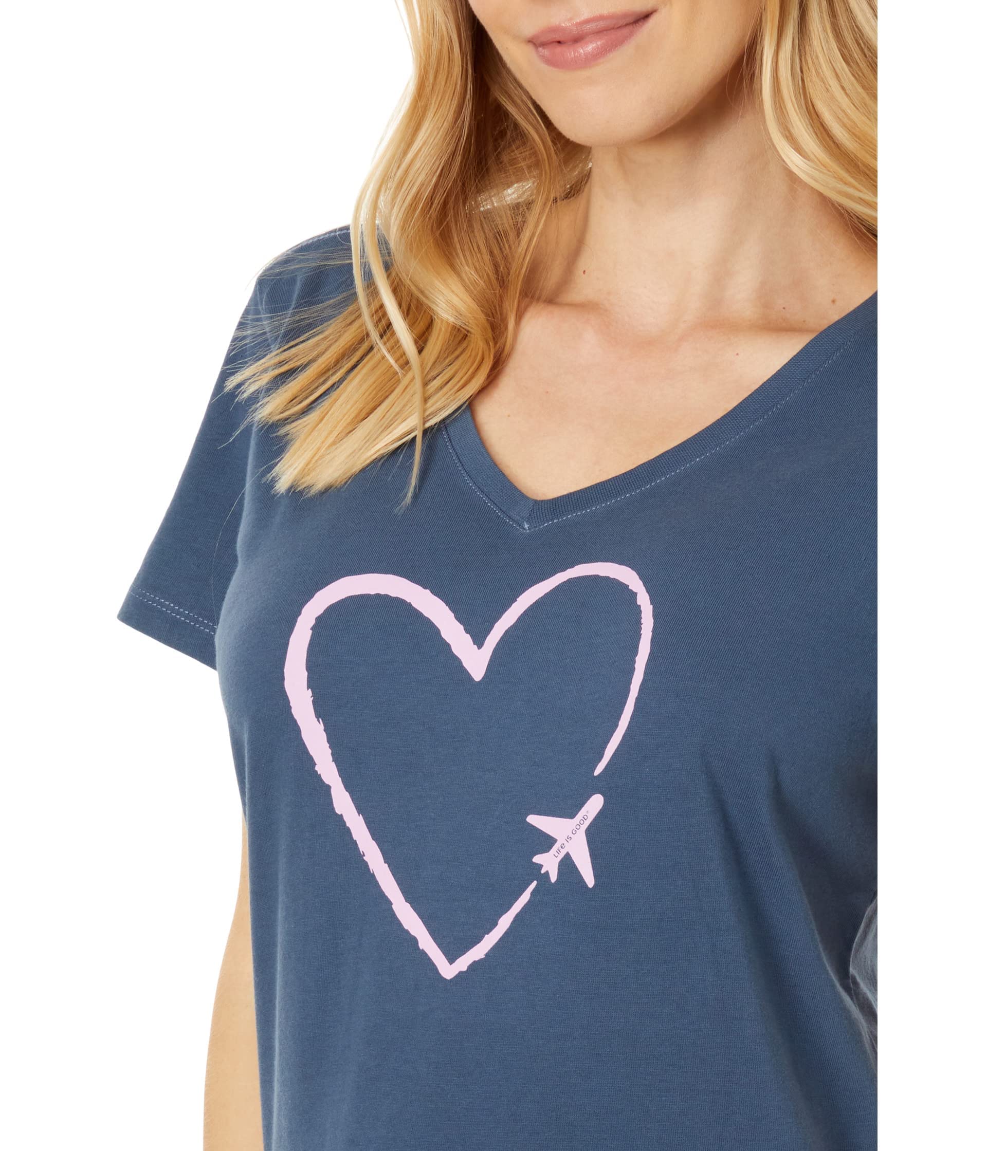XXL Life is Good Love Travel Short Sleeve Crusher™ T-Shirt
