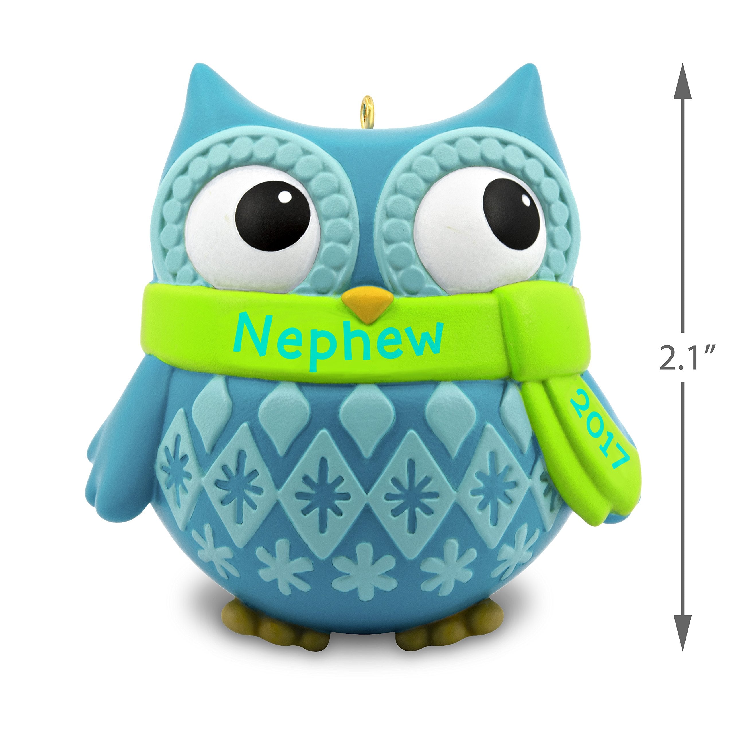 Hallmark 1295QGO1185 Nephew Keepsake Christmas Ornaments