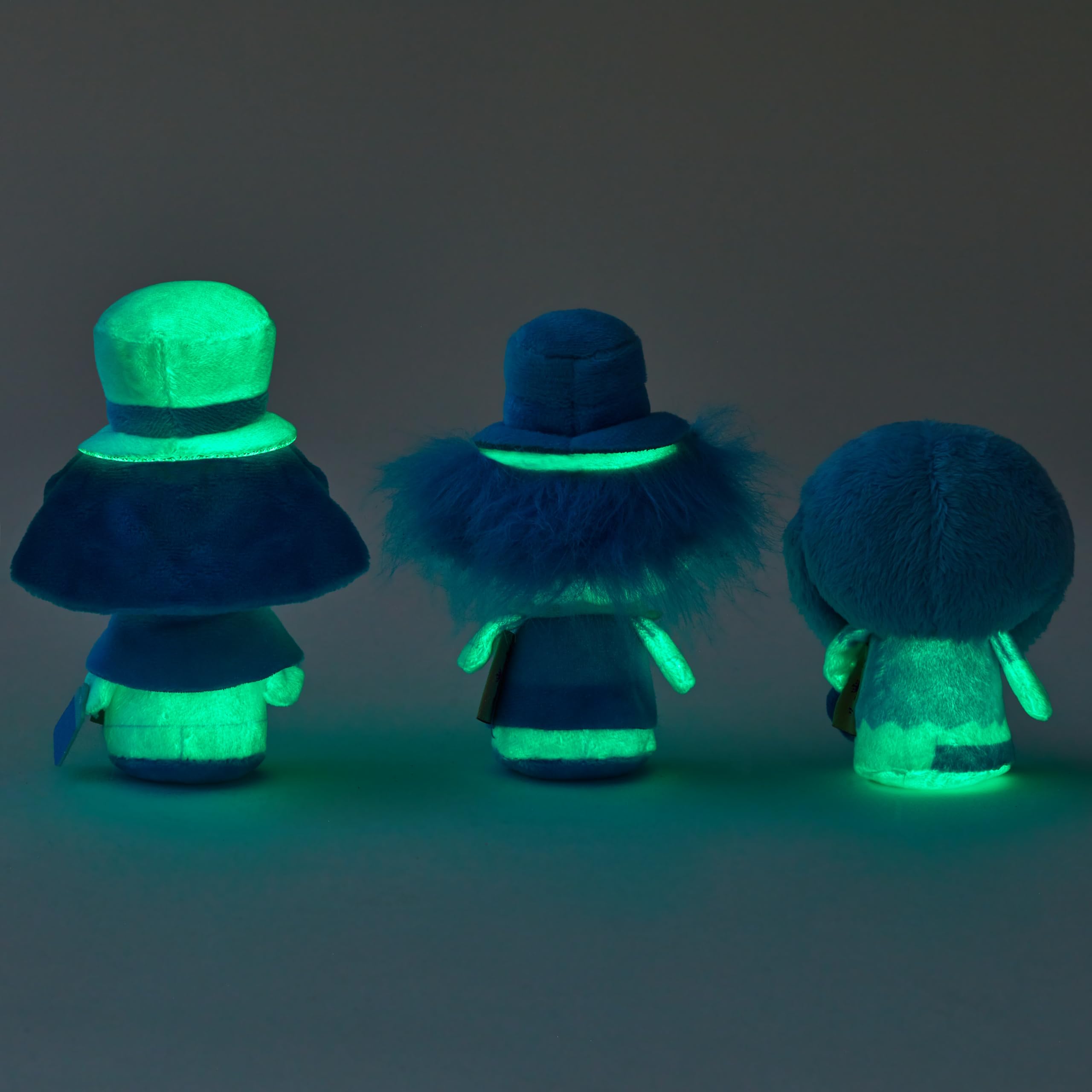 Itty Bittys Disney Haunted Mansion Phineas Ezra Gus Glow in the Dark Plush New