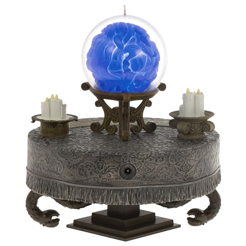 Hallmark Keepsake Christmas Ornament 2023, Disney The Haunted Mansion Collection Madame Leota with Light and Sound, Gifts for Disney Fans