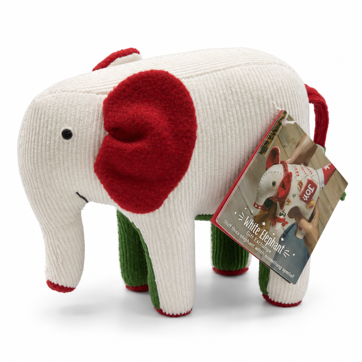 Hallmark White Elephant Party Game Plush Keepsake Starter Figurine