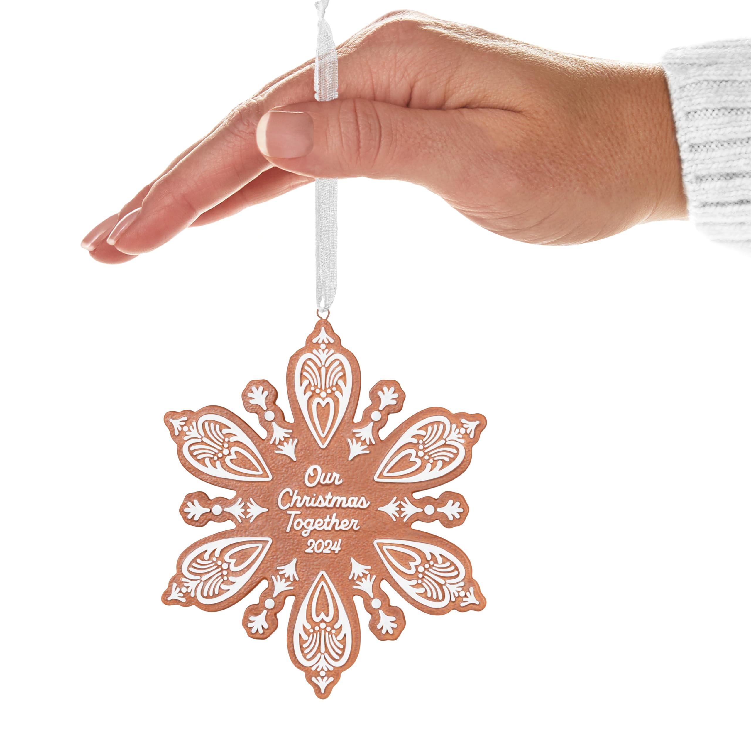 Hallmark Keepsake Christmas Ornament 2024, Our Christmas Together 2024, Porcelain, Family Gifts