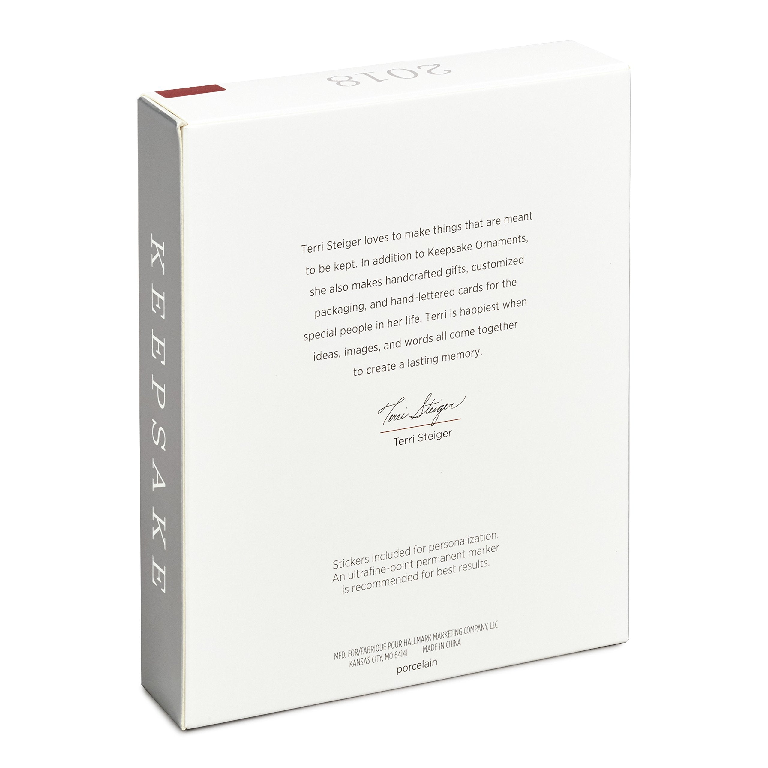 Hallmark Keepsake 2018 Wedding Gift Forever Starts Now Year Dated Porcelain Photo Picture Frame Christmas Ornament